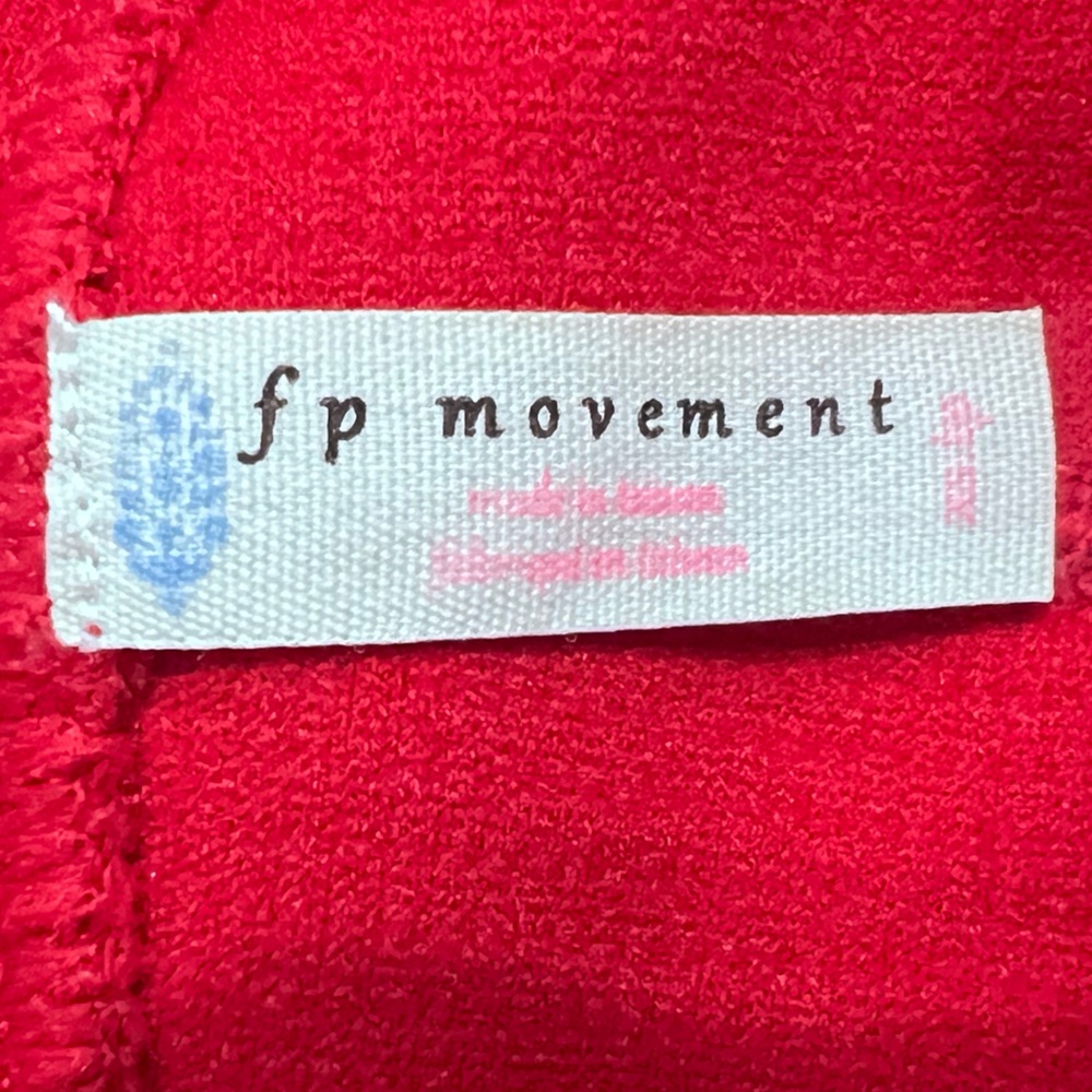 Free People Movement Leggings Vibrant Candy Red Womens Leggings Size XS EUC - Picture 9 of 13